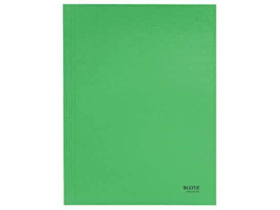 Dossier Écologique A4 en Carton Recyclé à 3 Volets - Vert