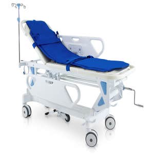 Transport Bed with Handrails for Patients