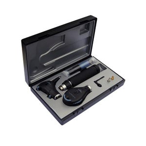 Otoskop / oftalmoskop ri-scope® L, handtag av typ C för 2 lithiumbatterier