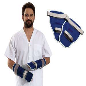 Leaded protection mitts 0.50mm Pb model 214 Blue 23