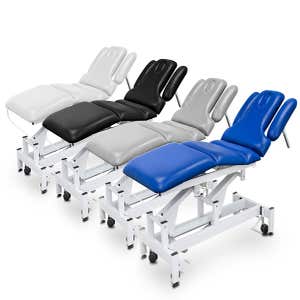Table de massage électrique à trois sections et articulation centrale