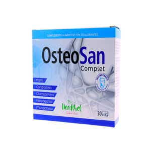 OSTEOSAN COMPLET: Sticks Santé Articulations & Os, Avec MSM, Chondroïtine, Glucosamine, VitC, Curcuma, Acide Hyaluronique et Sélenium - 30 Stick de 4.5g