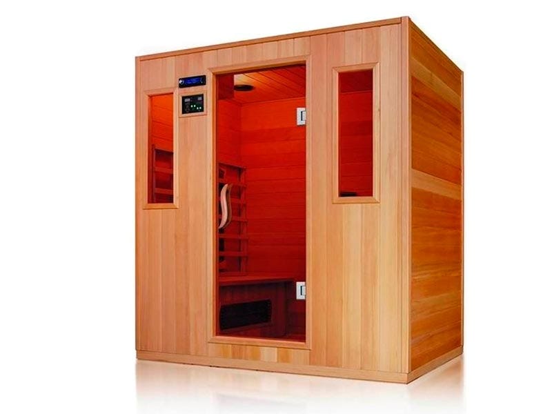 Wegenbouwproces schotel Dood in de wereld Infrarood sauna binnenshuis, vierdelig