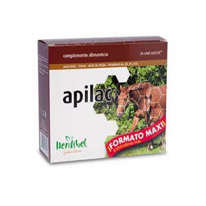 APILAC MAXI 24 Ampoules: Complément de J. Royale, Pollen, Lait de Yegüa et Vitamines
